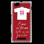 Coque Sony Xperia M 3/4 aile gauche Bonus offensif-défensif Rouge