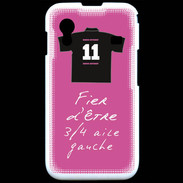 Coque Samsung ACE S5830 3/4 aile gauche Bonus offensif-défensif Rose 2