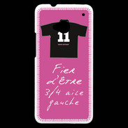 Coque HTC One 3/4 aile gauche Bonus offensif-défensif Rose 2