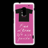 Coque HTC One Max 3/4 aile gauche Bonus offensif-défensif Rose 2