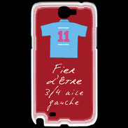 Coque Samsung Galaxy Note 2 3/4 aile gauche Bonus offensif-défensif Rouge 2
