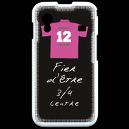 Coque Samsung ACE S5830 3/4 centre G Bonus offensif-défensif Noir