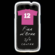 Coque Samsung Galaxy S3 3/4 centre G Bonus offensif-défensif Noir