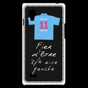 Coque LG Optimus L9 3/4 aile gauche Bonus offensif-défensif Noir 2