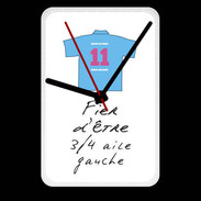 Grande pendule murale 3/4 aile gauche Bonus offensif-défensif Blanc 2