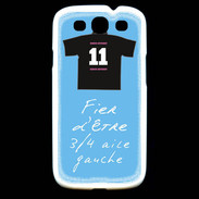 Coque Samsung Galaxy S3 3/4 aile gauche Bonus offensif-défensif Bleu 2