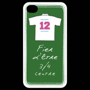 Coque iPhone 4 / iPhone 4S 3/4 centre G Bonus offensif-défensif Vert