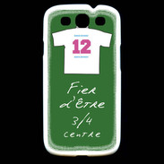 Coque Samsung Galaxy S3 3/4 centre G Bonus offensif-défensif Vert