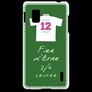 Coque LG Optimus G 3/4 centre G Bonus offensif-défensif Vert
