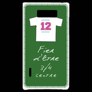 Coque LG Optimus L7 3/4 centre G Bonus offensif-défensif Vert