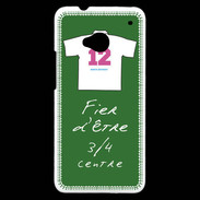 Coque HTC One 3/4 centre G Bonus offensif-défensif Vert