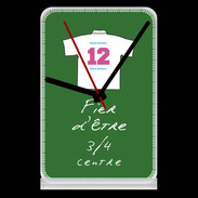 Pendule de bureau 3/4 centre G Bonus offensif-défensif Vert
