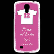 Coque Samsung Galaxy S4 3/4 centre G Bonus offensif-défensif Rose