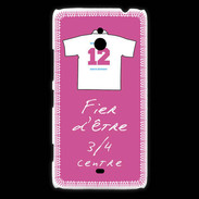 Coque Nokia Lumia 1320 3/4 centre G Bonus offensif-défensif Rose