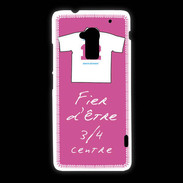 Coque HTC One Max 3/4 centre G Bonus offensif-défensif Rose