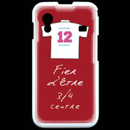 Coque Samsung ACE S5830 3/4 centre G Bonus offensif-défensif Rouge