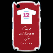 Coque Blackberry 8520 3/4 centre G Bonus offensif-défensif Rouge