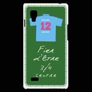 Coque LG Optimus L9 3/4 centre G Bonus offensif-défensif Vert 2