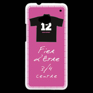 Coque HTC One 3/4 centre G Bonus offensif-défensif Rose 2