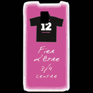 Coque LG P990 3/4 centre G Bonus offensif-défensif Rose 2