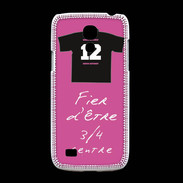 Coque Samsung Galaxy S4mini 3/4 centre G Bonus offensif-défensif Rose 2