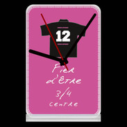 Pendule de bureau 3/4 centre G Bonus offensif-défensif Rose 2