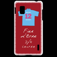 Coque LG Optimus G 3/4 centre G Bonus offensif-défensif Rouge 2