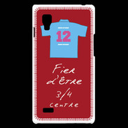 Coque LG Optimus L9 3/4 centre G Bonus offensif-défensif Rouge 2