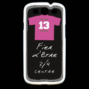 Coque Samsung Galaxy S3 3/4 centre D Bonus offensif-défensif Noir