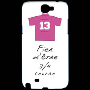 Coque Samsung Galaxy Note 2 3/4 centre D Bonus offensif-défensif Blanc