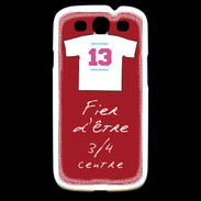 Coque Samsung Galaxy S3 3/4 centre D Bonus offensif-défensif Rouge