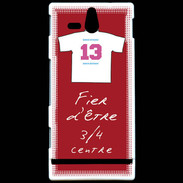 Coque Sony Xperia U 3/4 centre D Bonus offensif-défensif Rouge