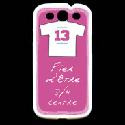 Coque Samsung Galaxy S3 3/4 centre D Bonus offensif-défensif Rose