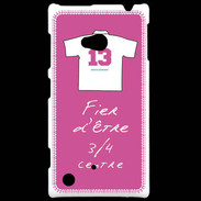 Coque Nokia Lumia 720 3/4 centre D Bonus offensif-défensif Rose