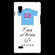 Coque LG Optimus L9 3/4 centre D Bonus offensif-défensif Blanc 2
