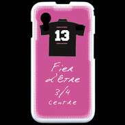 Coque Samsung ACE S5830 3/4 centre D Bonus offensif-défensif Rose 2