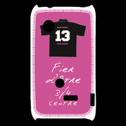 Coque Sony Xperia Typo 3/4 centre D Bonus offensif-défensif Rose 2