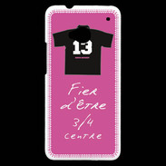 Coque HTC One 3/4 centre D Bonus offensif-défensif Rose 2