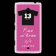 Coque Nokia Lumia 1320 3/4 centre D Bonus offensif-défensif Rose 2