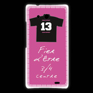 Coque Huawei Ascend Mate 3/4 centre D Bonus offensif-défensif Rose 2