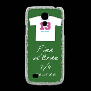 Coque Samsung Galaxy S4mini 3/4 centre D Bonus offensif-défensif Vert