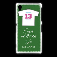 Coque Sony Xpéria Z1 3/4 centre D Bonus offensif-défensif Vert