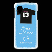 Coque LG Nexus 5 3/4 centre D Bonus offensif-défensif Bleu 2