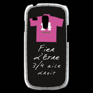 Coque Samsung Galaxy S3 Mini 3/4 aile droit Bonus offensif-défensif Noir