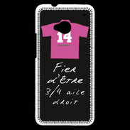 Coque HTC One 3/4 aile droit Bonus offensif-défensif Noir