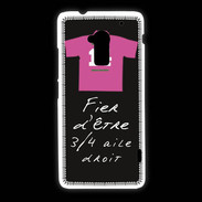 Coque HTC One Max 3/4 aile droit Bonus offensif-défensif Noir