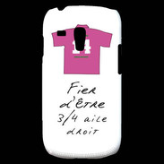 Coque Samsung Galaxy S3 Mini 3/4 aile droit Bonus offensif-défensif Blanc