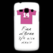 Coque Samsung Galaxy Ace3 3/4 aile droit Bonus offensif-défensif Blanc
