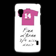 Coque LG L5 2 3/4 aile droit Bonus offensif-défensif Blanc
