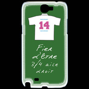 Coque Samsung Galaxy Note 2 3/4 aile droit Bonus offensif-défensif Vert